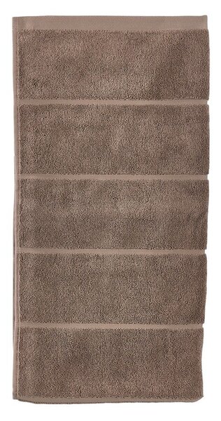Jasnobrązowy bawełniany ręcznik frotte 50x100 cm Sauna – Zone