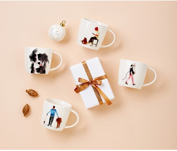 Biały porcelanowy kubek 400 ml Little Dog – Maxwell & Williams