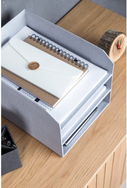 Kartonowy organizer na dokumenty Trey – Bigso Box of Sweden