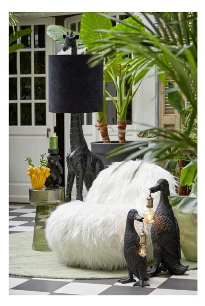Szklany okrągły stolik ø 30 cm Dakwa – Light & Living