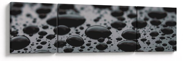 Obraz kropli wody (170x50 cm)