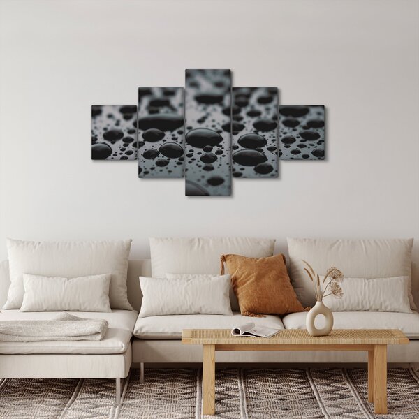 Obraz kropli wody (125x70 cm)
