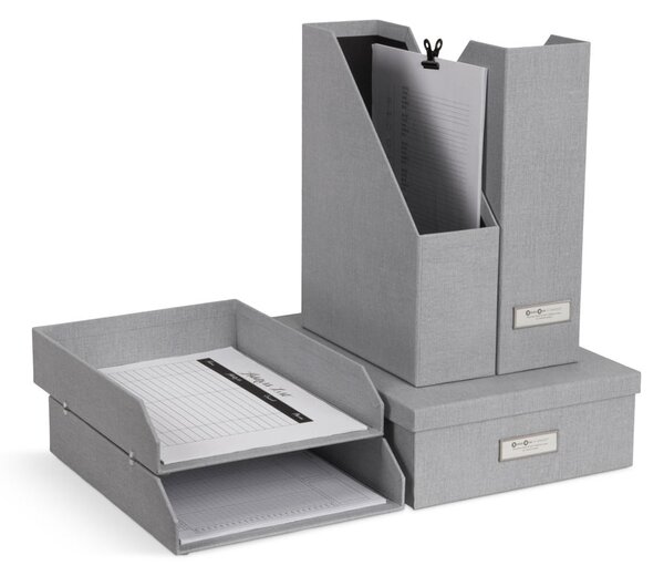 Kartonowe organizery na dokumenty zestaw 5 szt. Holger – Bigso Box of Sweden