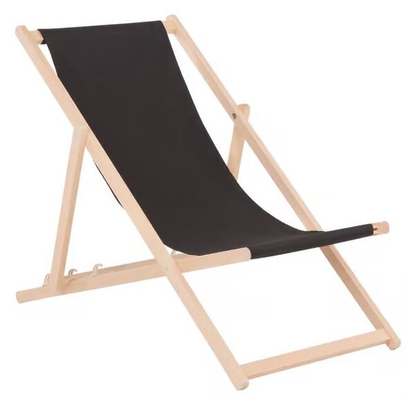 Leżak PATIO Gozo Classic 409573 Czarny