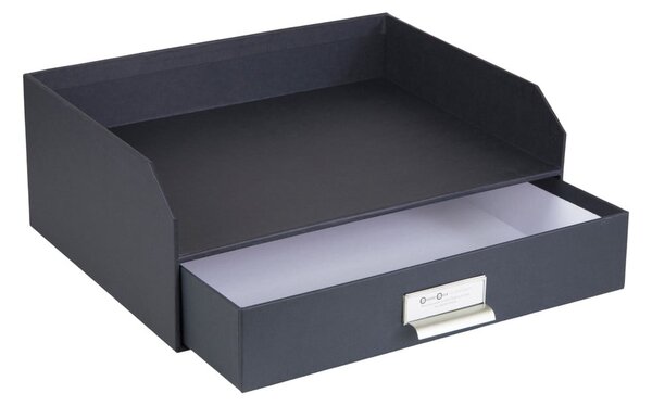 Kartonowy organizer na dokumenty z szufladką Walter – Bigso Box of Sweden
