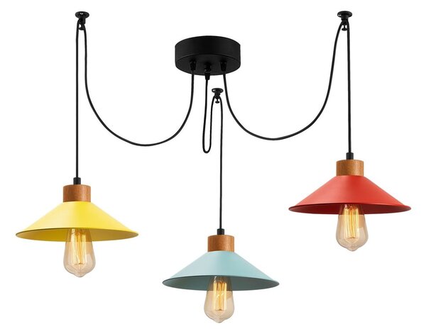 Lampa wisząca z metalowym kloszem ø 114 cm Manavgat – Opviq lights