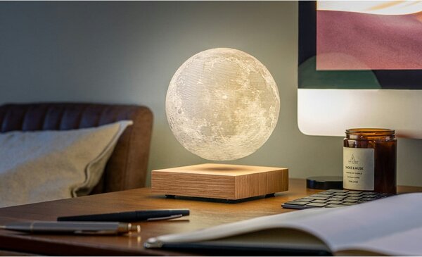 Lampa stołowa LED w naturalnym kolorze (wysokość 14 cm) Moon – Gingko