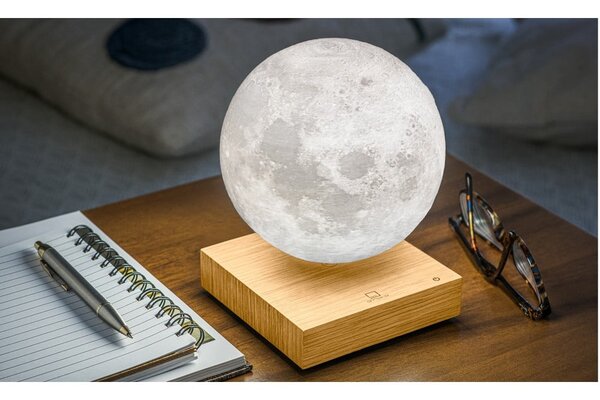 Lampa stołowa LED w naturalnym kolorze (wysokość 14 cm) Moon – Gingko