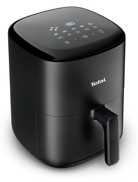 Czarna frytkownica beztłuszczowa EY145810 – Tefal