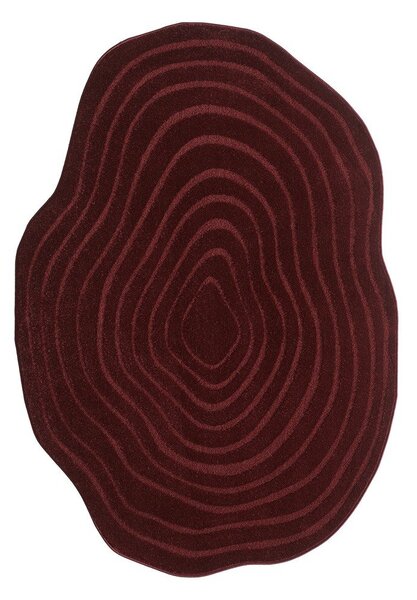 Bordowy dywan 160x230 cm Pebble – ESTE