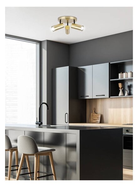 Metalowa lampa punktowa w kolorze złota Colly – Candellux Lighting