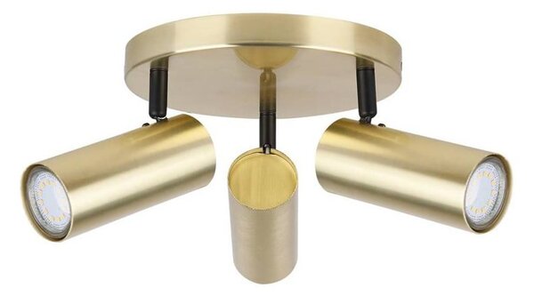 Metalowa lampa punktowa w kolorze złota Colly – Candellux Lighting