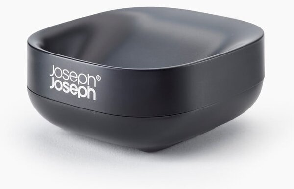 Czarna plastikowa mydelniczka Slim – Joseph Joseph