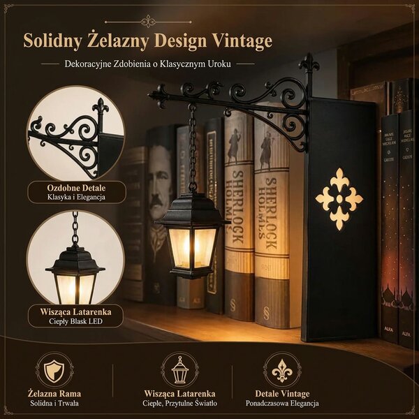 Shelfwisp™ Latarenka-duch Na Regał – 2 Szt