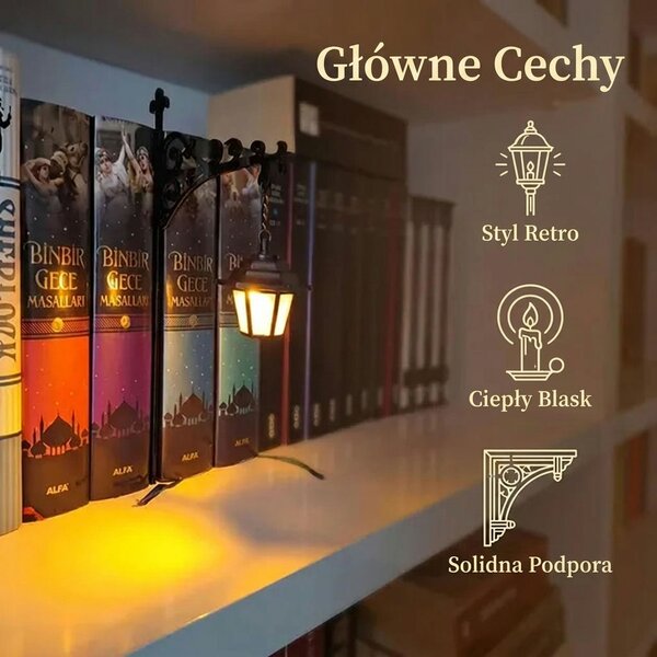 Shelfwisp™ Latarenka-duch Na Regał – 2 Szt