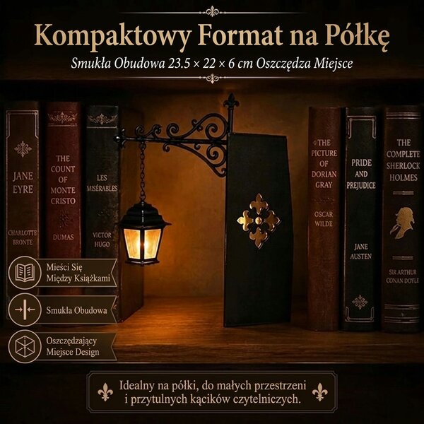 Shelfwisp™ Latarenka-duch Na Regał – 2 Szt