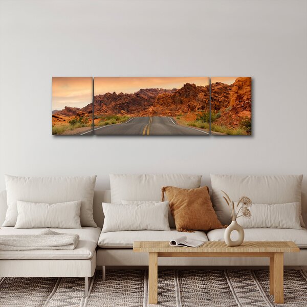 Obraz drogi w górach (170x50 cm)
