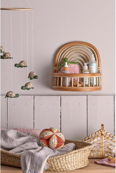 Naturalna rattanowa półka dziecięca Preet – Bloomingville Mini