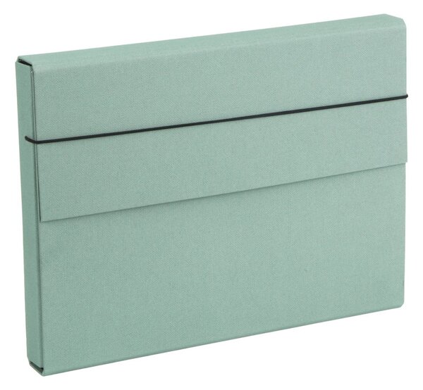 Zielony kartonowy organizer Olof Canvas Paper Laminate – Bigso