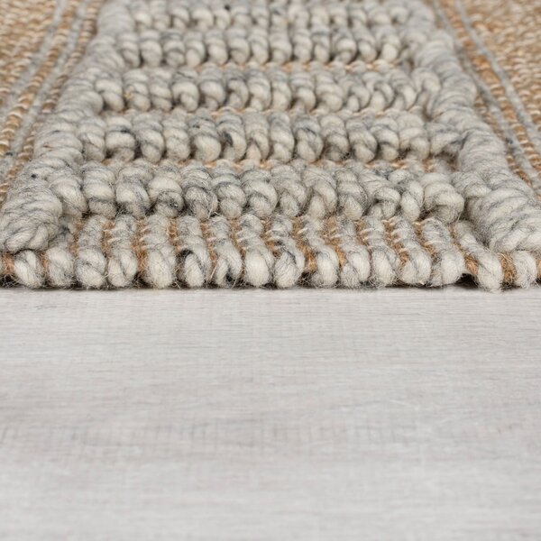 Jasnoszaro-naturalny dywan 160x230 cm Medina – Flair Rugs