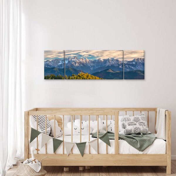 Obraz - panorama górska (170x50 cm)