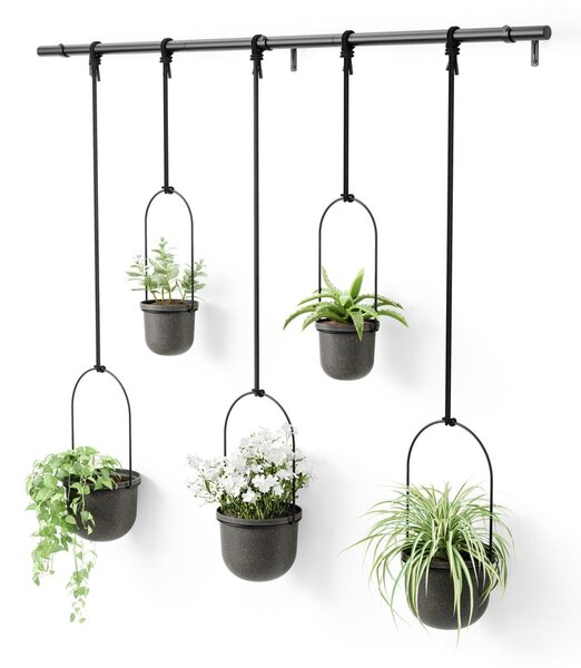 Plastikowe wiszące osłonki na doniczki na zioła zestaw 5 szt. ø 7,5 cm Triflora – Umbra