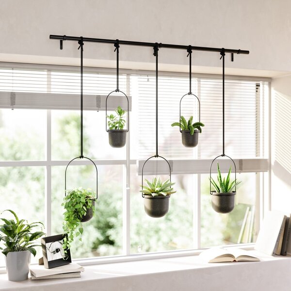 Plastikowe wiszące osłonki na doniczki na zioła zestaw 5 szt. ø 7,5 cm Triflora – Umbra