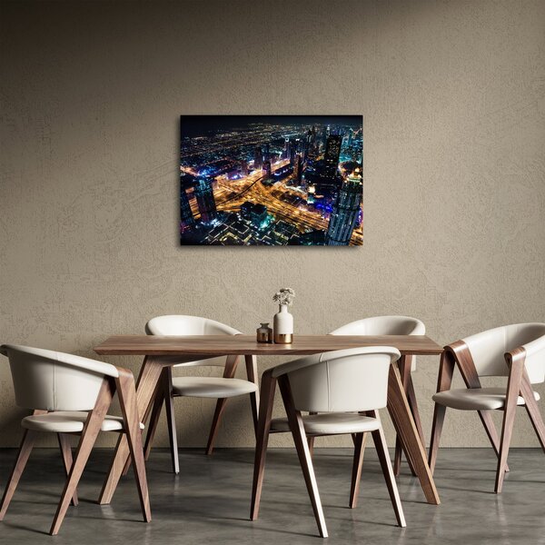 Obraz miasta nocą (70x50 cm)