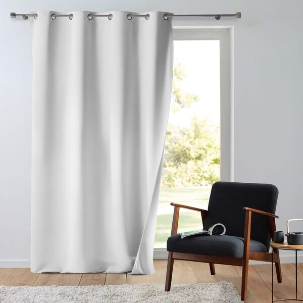 Biała zasłona termiczna z mikrowłókna 135x260 cm Micropolar – douceur d'intérieur