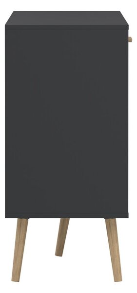 Antracytowa niska komoda 149x82 cm Bodo – Tvilum