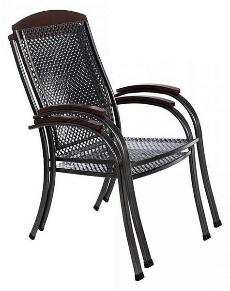 Metalowy zestaw ogrodowy PROVENCE I. 1 + 6 Stół prostokątny 145x 90 cm (CT0309)