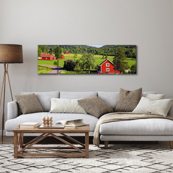 Obraz wsi (170x50 cm)