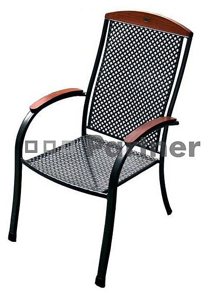 Metalowy zestaw ogrodowy PROVENCE I. 1 + 6 Stół prostokątny 145x 90 cm (CT0309)