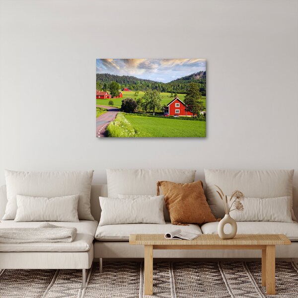 Obraz wsi (70x50 cm)