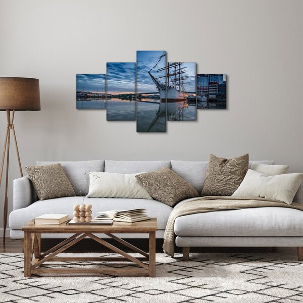 Obraz żaglówki (125x70 cm)