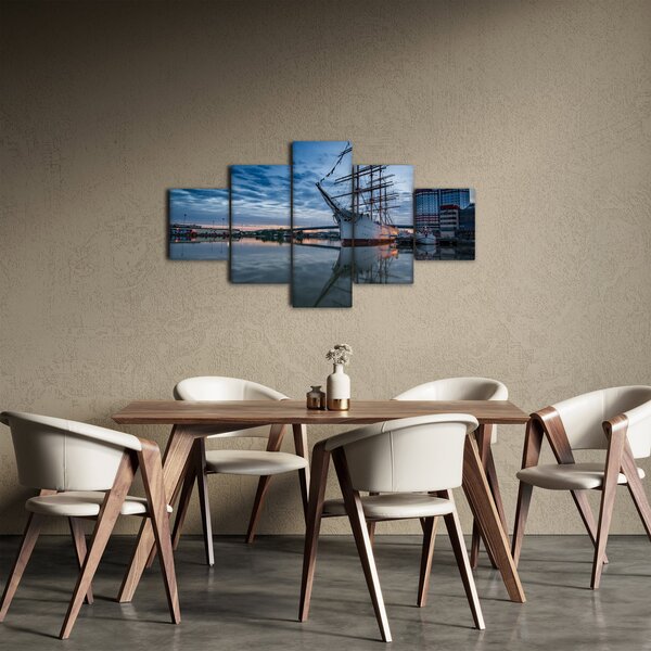 Obraz żaglówki (125x70 cm)
