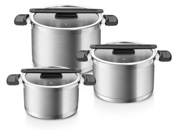 Zestaw garnków ze stali nierdzewnej 6 el. Compact – Tescoma