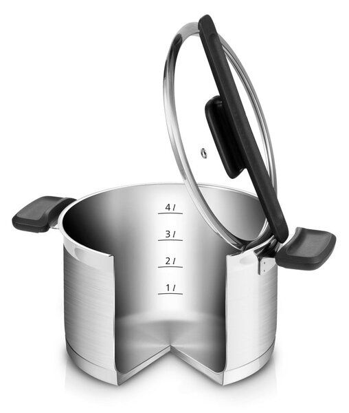 Zestaw garnków ze stali nierdzewnej 6 el. Compact – Tescoma