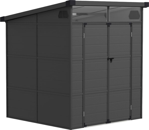 Plastikowa szopa Outsunny 3.24m² 190x191x215cm szopa narzdziowa z dachem jednospadowym