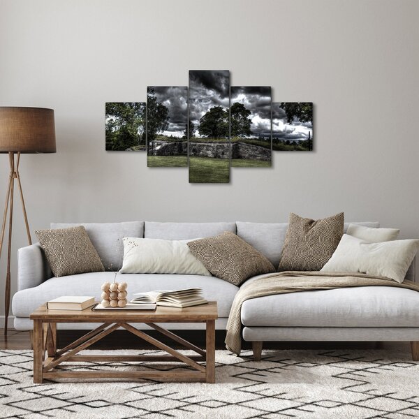 Obraz zachmurzonego nieba (125x70 cm)