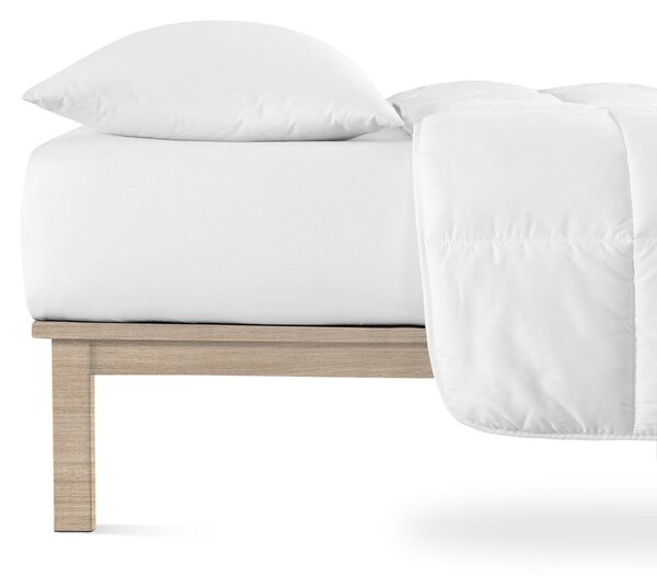 Białe dżersejowe prześcieradło z gumką 90x200 cm Boxspring – Andrea Simone