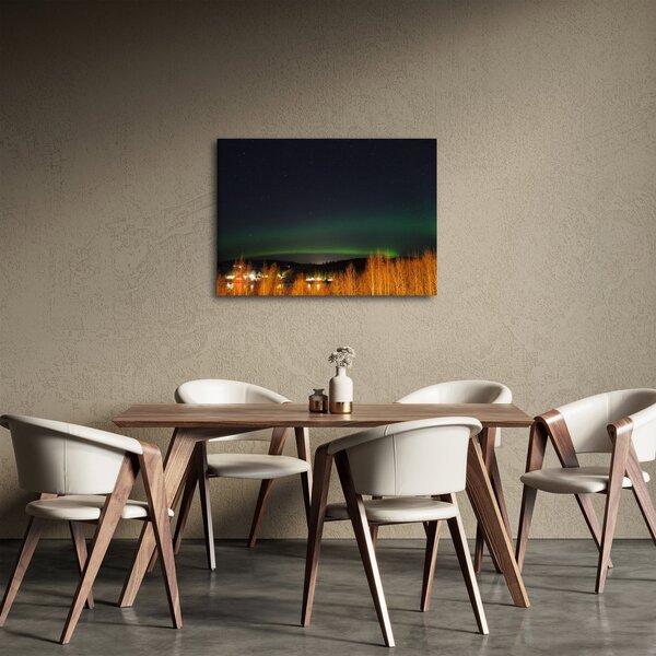 Obraz zorzy polarnej (70x50 cm)