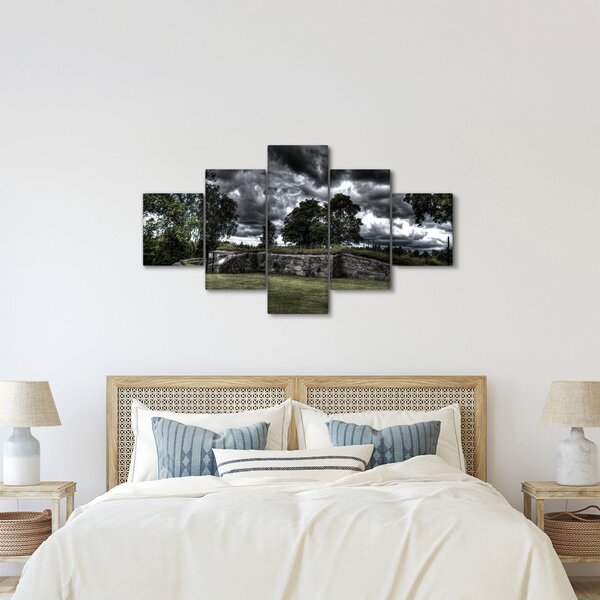 Obraz zachmurzonego nieba (125x70 cm)