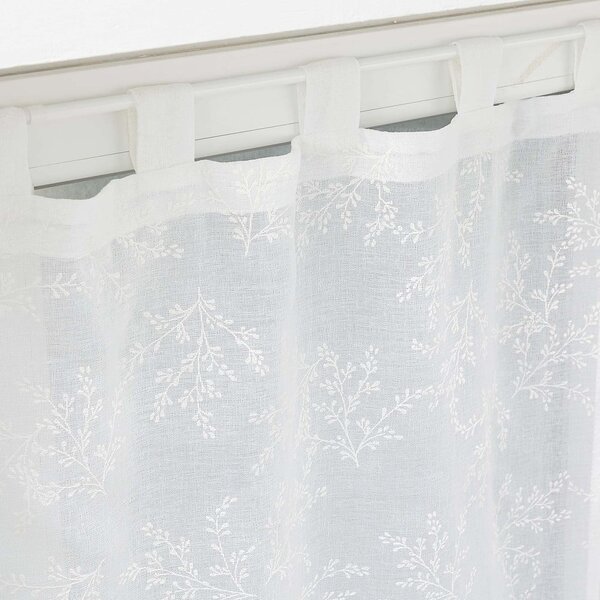 Białe firanki z woalu zestaw 2 szt. 60x120 cm Karla – douceur d'intérieur