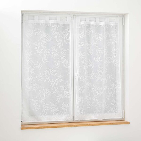 Białe firanki z woalu zestaw 2 szt. 60x120 cm Karla – douceur d'intérieur