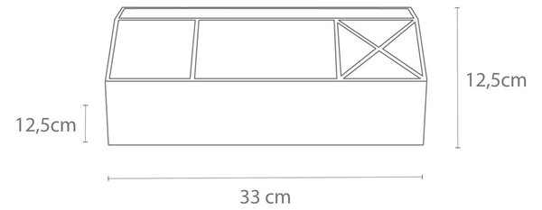 Kartonowy organizer na artykuły papiernicze Elisa – Bigso Box of Sweden