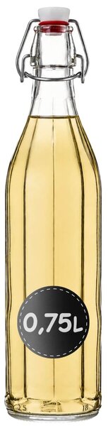 Szklana butelka z korkiem Tore 750 ml