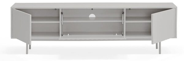 Szara szafka pod TV 180x52 cm Sierra – Teulat