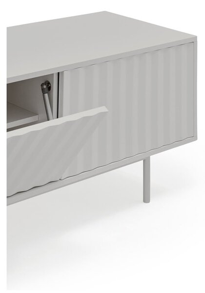 Szara szafka pod TV 180x52 cm Sierra – Teulat
