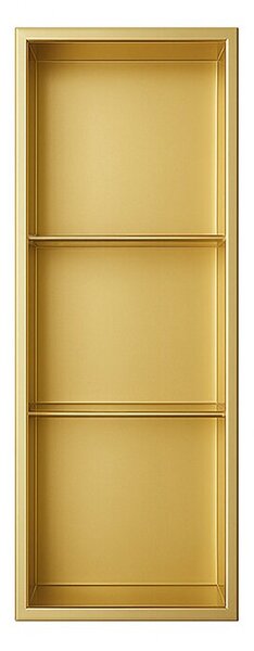 Półka łazienkowa wnękowa HYDROSAN TRES-GL-90X30X10 Złoty szczotkowany 30x90x10 cm